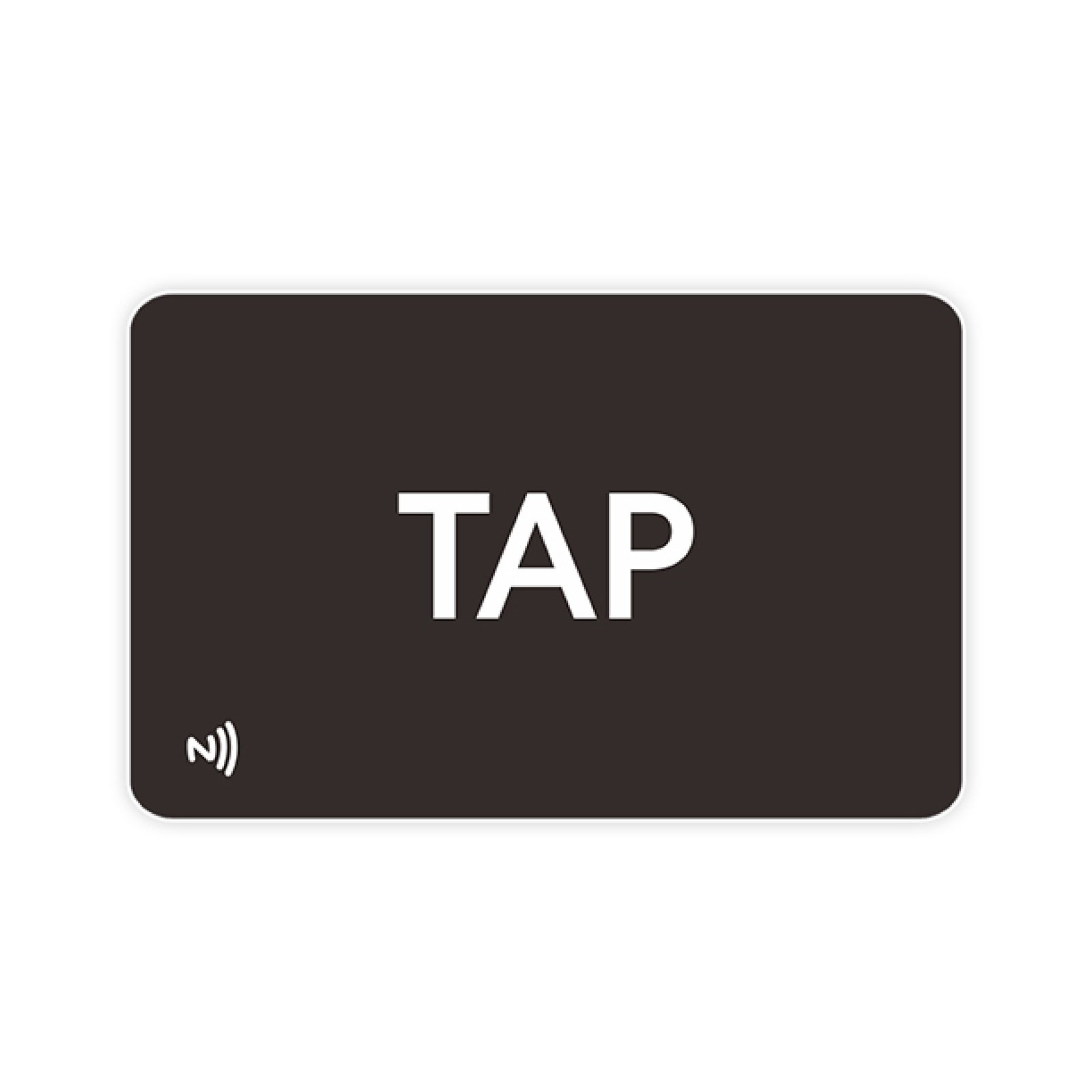 Carte de Visite NFC en Métal Noir Mat